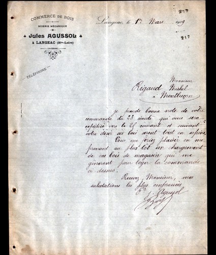 Langeac scierie - (43), /