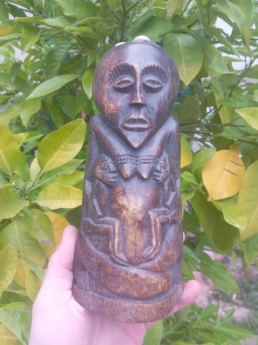 Statuette bovin corne xxe - corne,