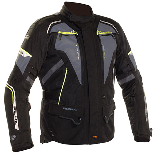 Veste moto textile - textile, évasée