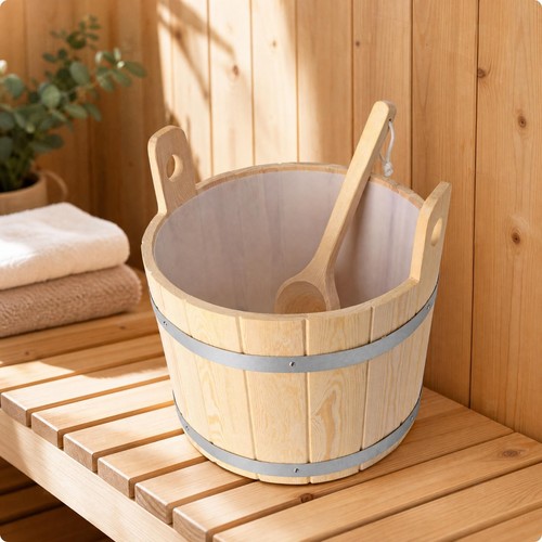 Seau sauna bois de - de,