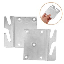 Lot de 4 plaques de fixation