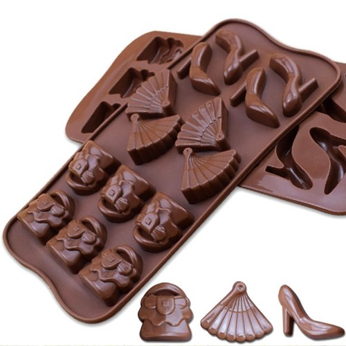 Moule silicone marron decor - marron,