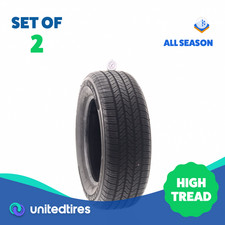 Set of (2) Used 225/60R16 Firestone All Season (Firestone) 98T - 8.5/32