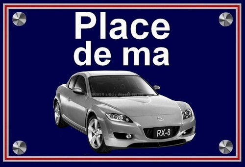Plaque place ma mazda rx8 - de,