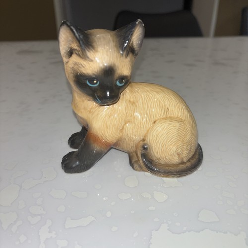 Chat siamois résine - siamois, résine/