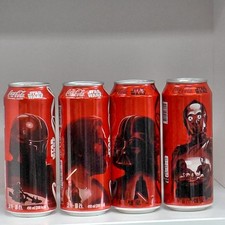 Coca Cola Can Starwars Edition from Korea Empty 490ml. 4pieces set.