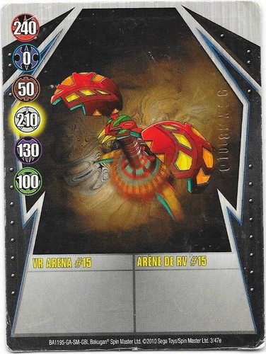 Carte bakugan 2010 vr - 2010,
