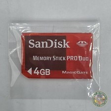 Carte mémoire Memory Stick Pro Duo Sandisk 4Go PSP 