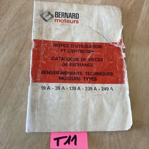 Bernard moteurs 19a 39a 139a - 19a,
