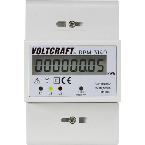 Compteur énergie triphasé - compteur,