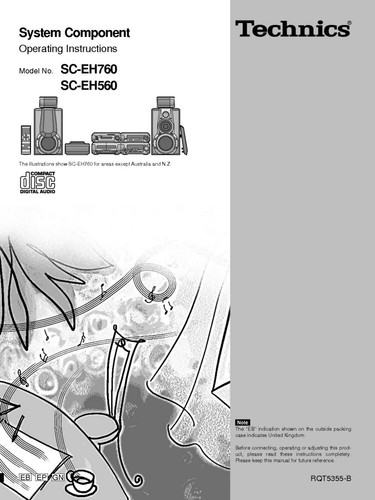 Technics eh760 - sc-eh760, sh-eh760