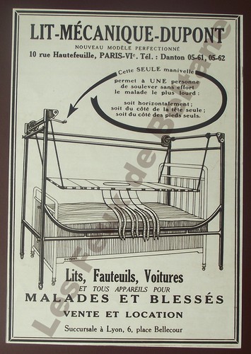 Publicité ancienne lit - ancienne,