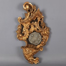 Fontaine Murale En Bois Doré