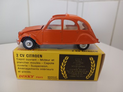 Dinky toys 2cv citroen - dinky, boite
