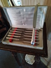 12 Couteaux à Entremets Orfèvrerie Apollo en Métal Argenté