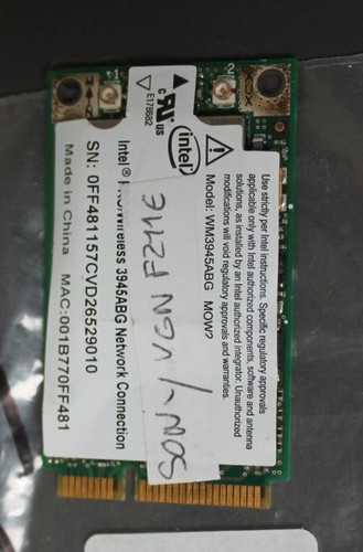 Carte wifi intel 3945abg - carte,