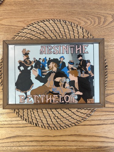 Cadre miroir publicitaire