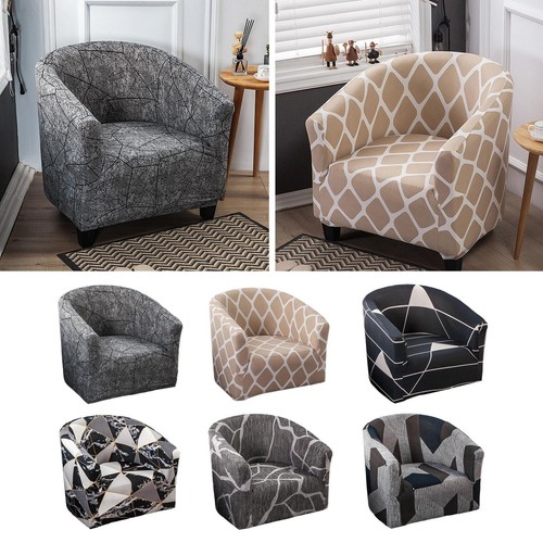 Fauteuil club stretch imprimé - fauteuil,