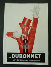 PUBLICITE 1932 DUBONNET illus