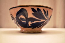 Ancien Spongeware Flux Bleu Bol Mouzin Lecat & Cle Nimy lez-Mons Belgium " 62