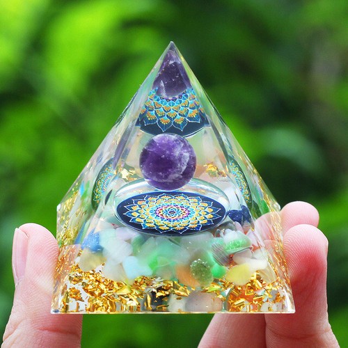 Orgonite pyramide sphere - orgonite,