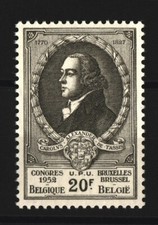 TIMBRES BELGIQUE NEUFS **,BELGIAN STAMPS,1952 COB N 890