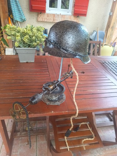 Lampe artisanale unique - lampe, en