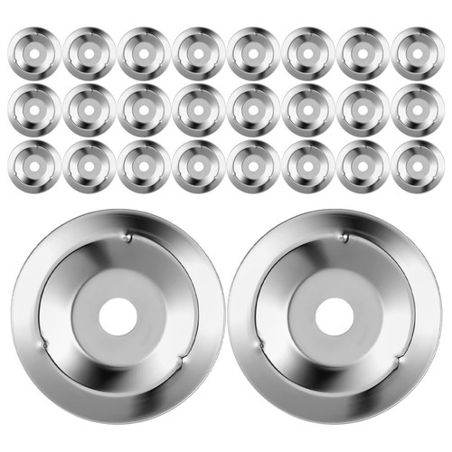 100pcs silver drum cymbal bell - silver,