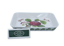 Portmeirion POMONA 12" Lasagna Baking Dish Hoary Apple EXCELLENT Oven To Table