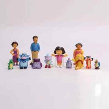 12pcs/Set Anime Dora The Explorer PVC Mini GK Model Collection Christmas Toys