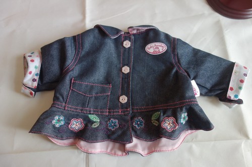 Veste jean pour poupées - veste,