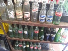 4 MISC. Vintage SODA Bottles