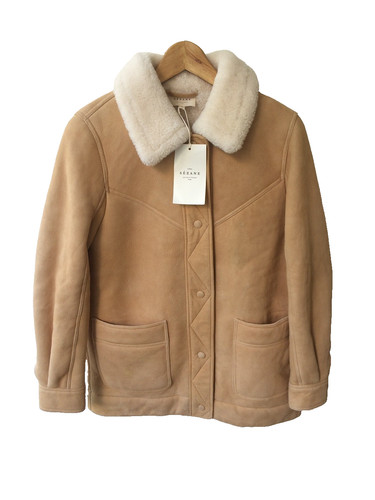 Sezane manteau nico peau - nico,