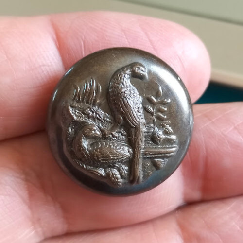 Ancien bouton chasse - bouton,