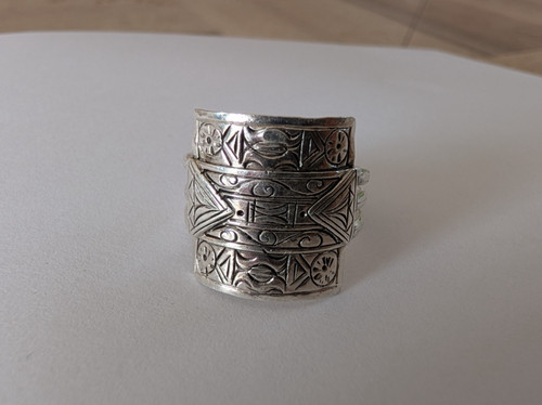 Ancienne bague ethnique argent - bague,