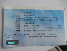 indochine ticket concert