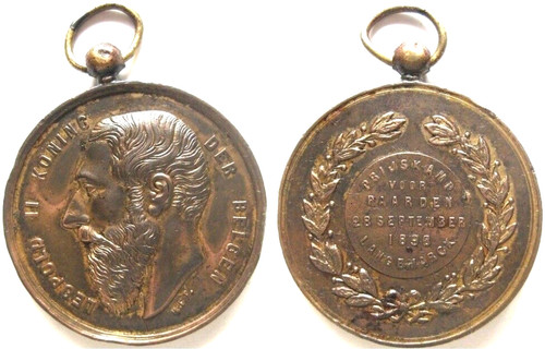 Médaille bronze léopold - bronze,