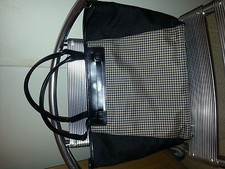 Sac ABACO modele Ocaba Vichy toile et cuir  réversible