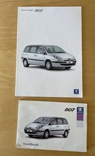 PEUGEOT 807 OWNERS MANUAL HANDBOOK GUIDE AND BROCHURE 2003