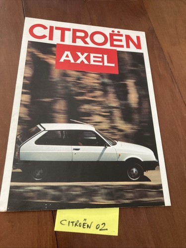 Citroën axel 1987 catalogue - citroën,
