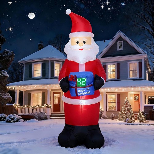Père noël gonflable géant - gonflable,