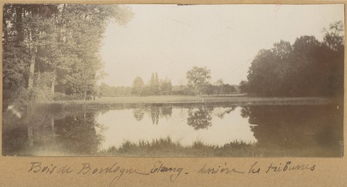 Bois boulogne étang - bois, de