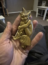 Brass Cornish/Devon Pixie Vintage Door Knocker