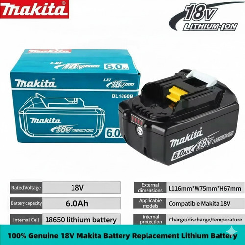 Makita bl1860b 6000mah - makita,
