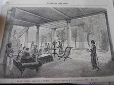 Engraving 1874 - Literary Friperie A Provincial Bookseller