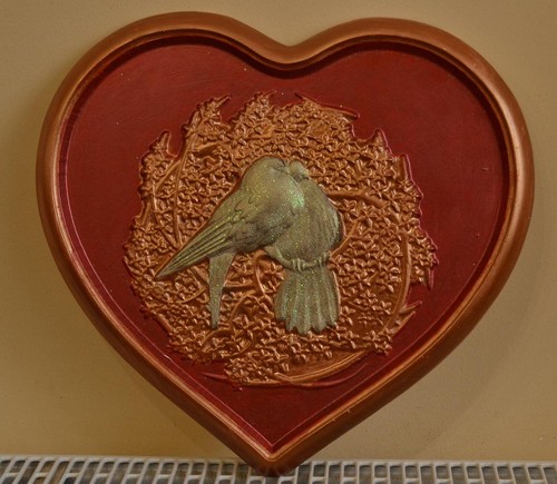 Moule plastique love birds - moule,