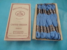 mercerie ancienne Cartier Bresson fil brillanté d'Alger 15 écheveaux color 583