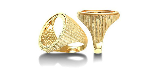 Bague monture souverain - bague, de