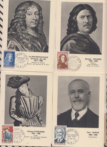 26g619 lot 4 cartes - lot, de