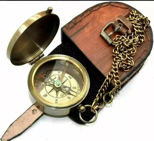 Ancienne boussole poche - de,